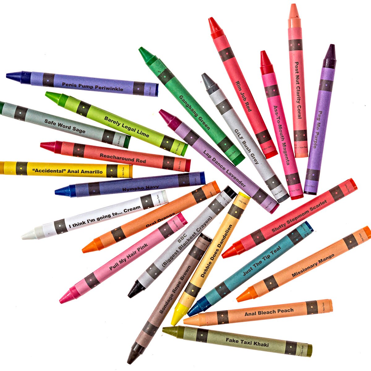 Buy  Offensive Crayons: Porn Pack book for her.