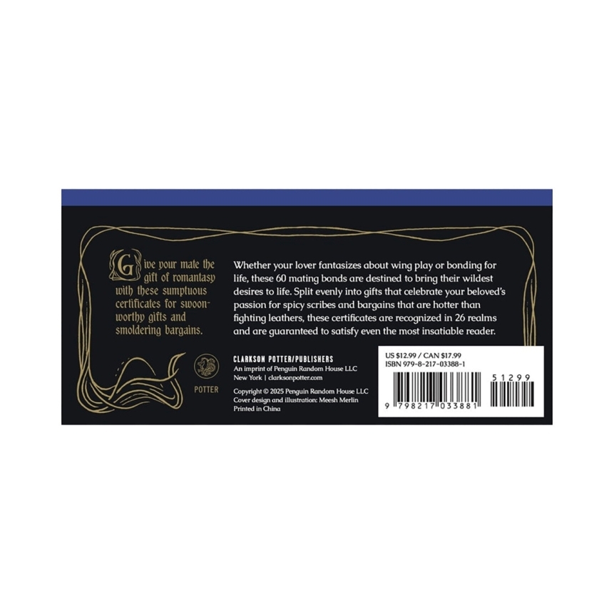 Buy  Romantasy Sex Checks:60 Certificates book for her.