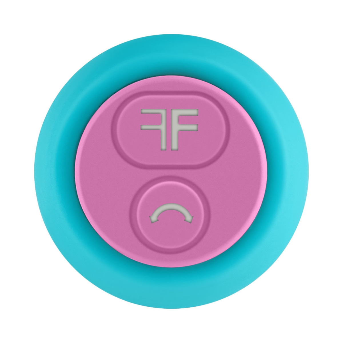 Close-up of the Turquoise Femme Funn vibrator for texture detail