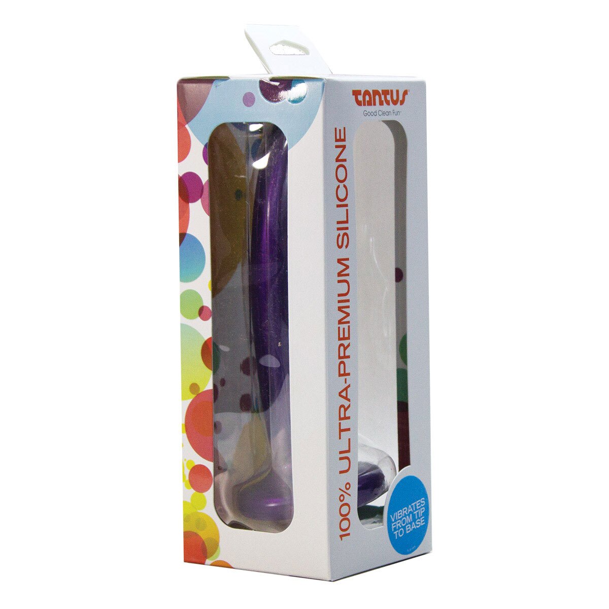Close-up of the Midnight Tantus vibrator for texture detail