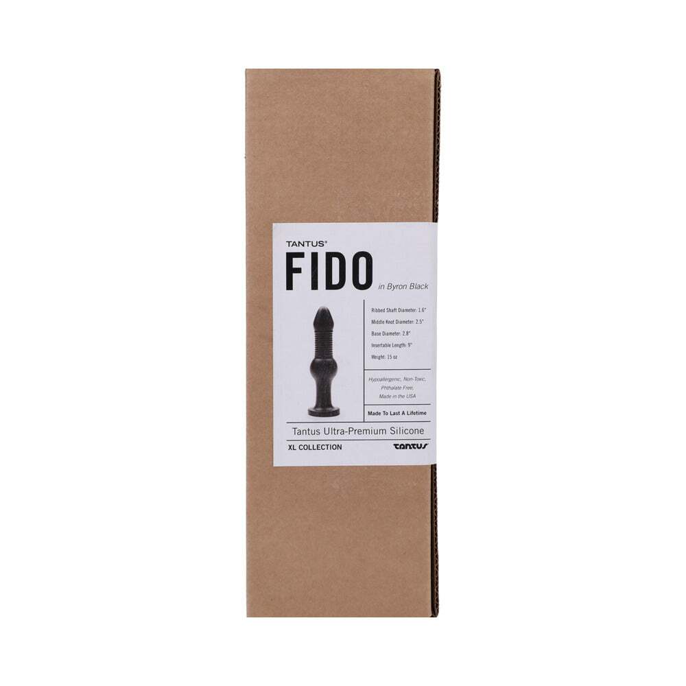Dildo from Tantus in Black designed for anal sex with Her or Him