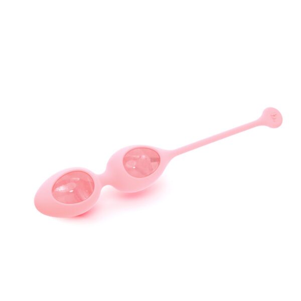 Buy Biird Yonii 2 Piece Rose Quartz Eggs Set kegel exercise device for pelvic floor muscle strengthening.