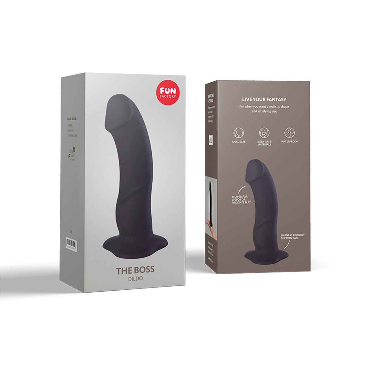 Fun Factory Boss Dil Black dildo made by Fun Factory on sale at herVibrators.com