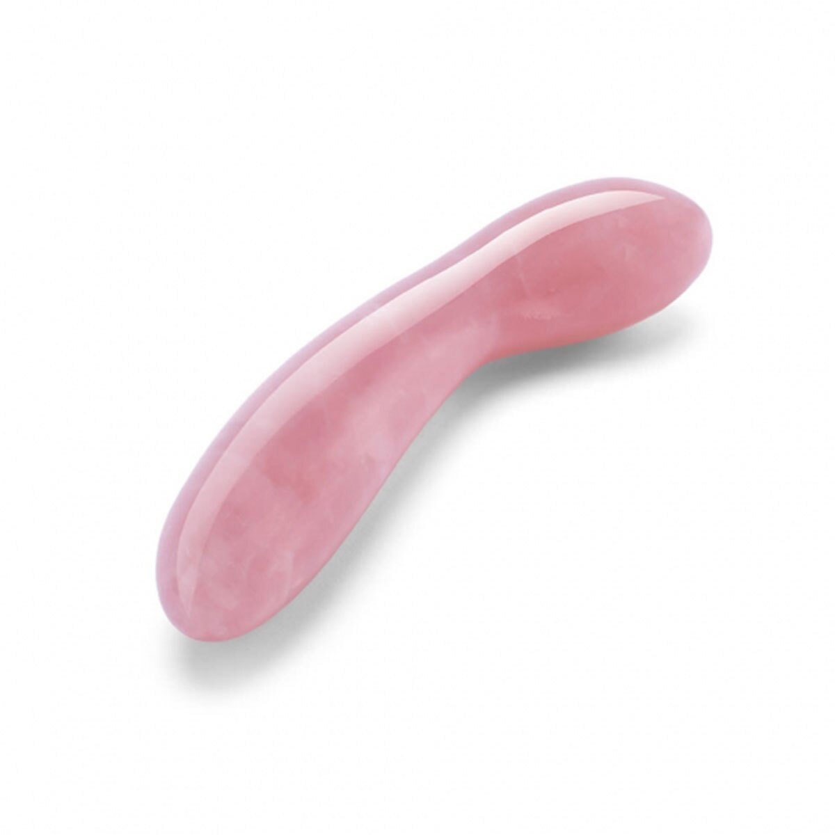 Le Wand Crystal G Wand Rose Quartz dildo made by Le Wand on sale at herVibrators.com