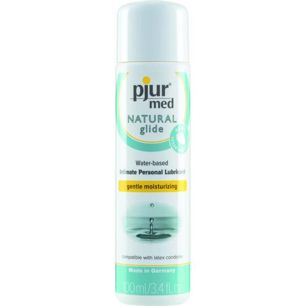 A top choice for Vegans, Pjur Med Natural Glide 100ml personal vegan lubricant by Pjur is for sale at herVibrators.com.