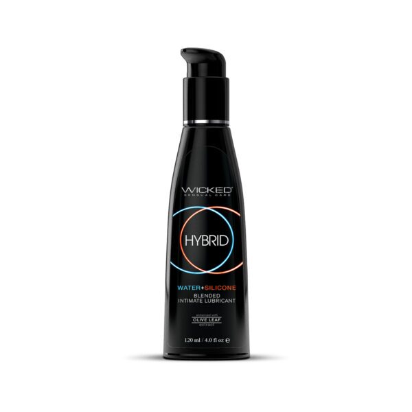 Buy and try Wicked Hybrid Fragrance Free 4oz hybrid personal lubricant by Wicked Sensual Care.