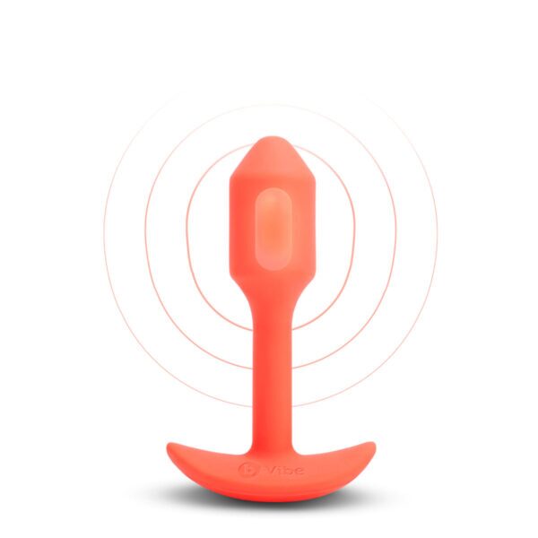 Buy a B-Vibe Vibrating Snug Plug 1 S  Orange vibrator.