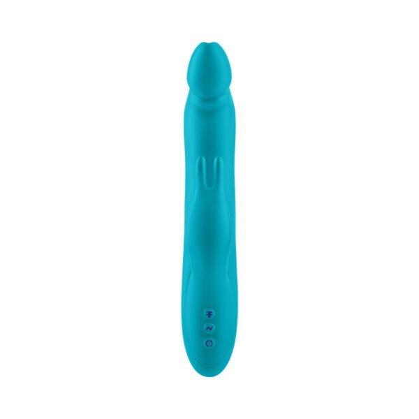 Buy a FemmeFunn Booster Rabbit XL Turquoise vibrator.