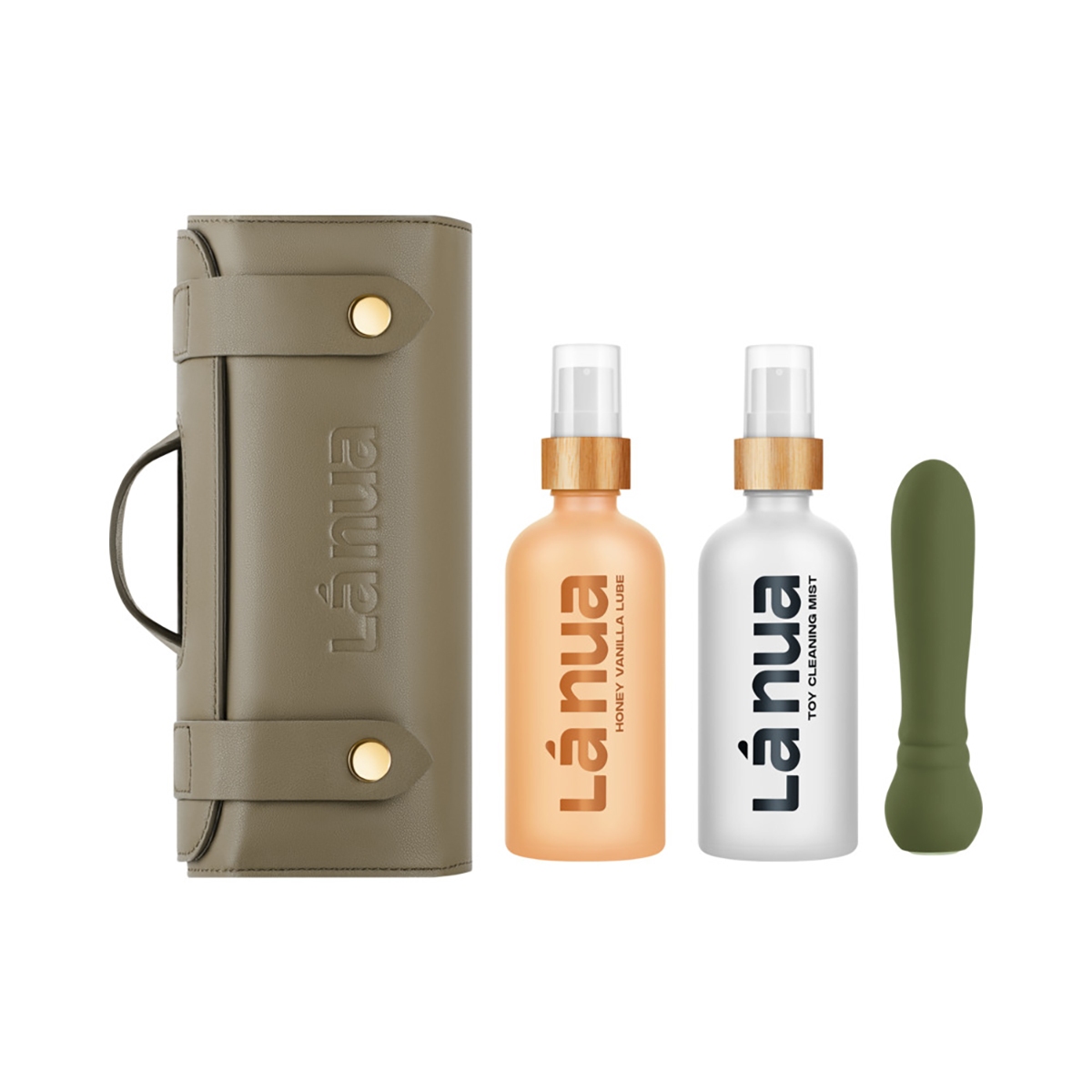 Buy a la nua gift bag 4 ultra bullet + 100ml mist toy cleaner + 100ml honey vanilla lube vibrator.