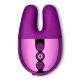 Buy a Le Wand Chrome Double Vibe  Dark Cherry vibrator.