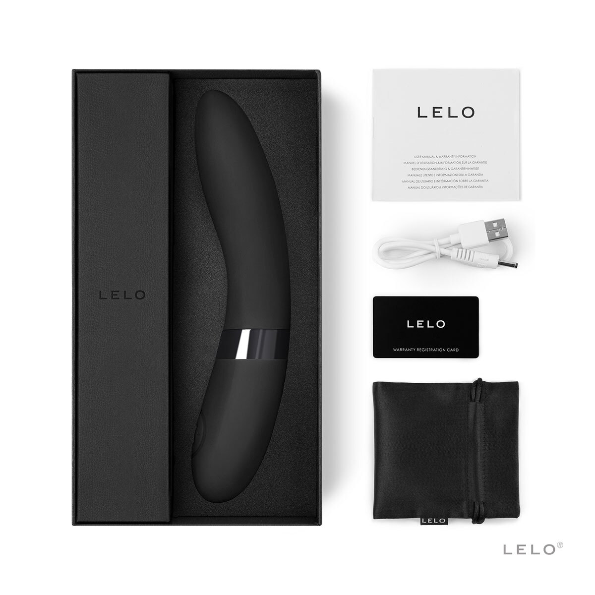 Buy a LELO Elise 2  Black vibrator.