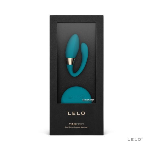 Buy a LELO Tiani Duo  Ocean Blue vibrator.