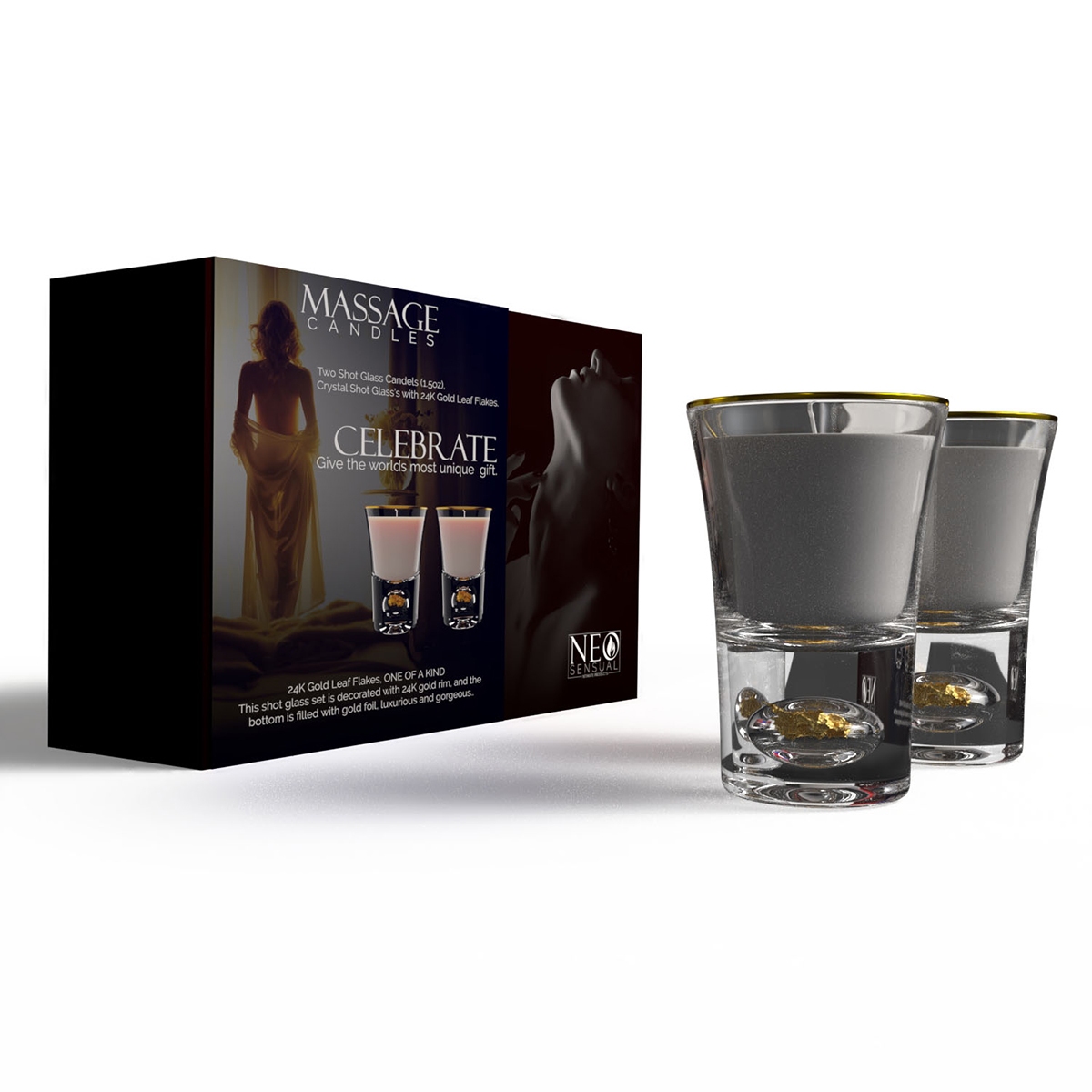 Buy NEO Sensual Celebrate Duo Massage Candle 1.5oz for her or him.