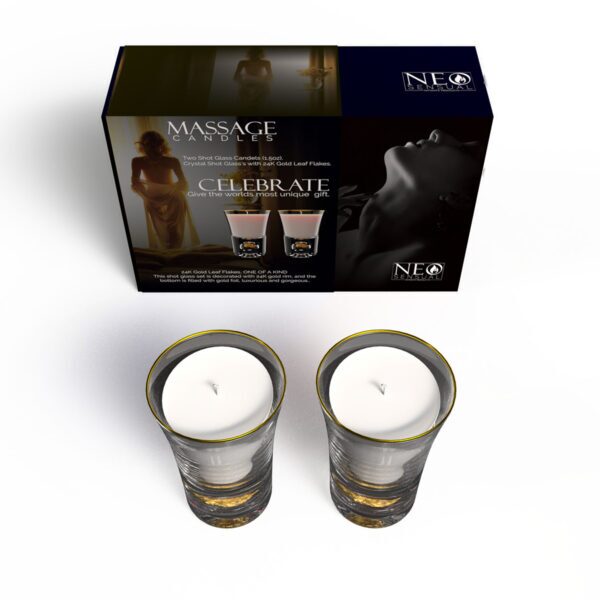 Buy NEO Sensual Celebrate Duo Massage Candle 1.5oz for her or him.