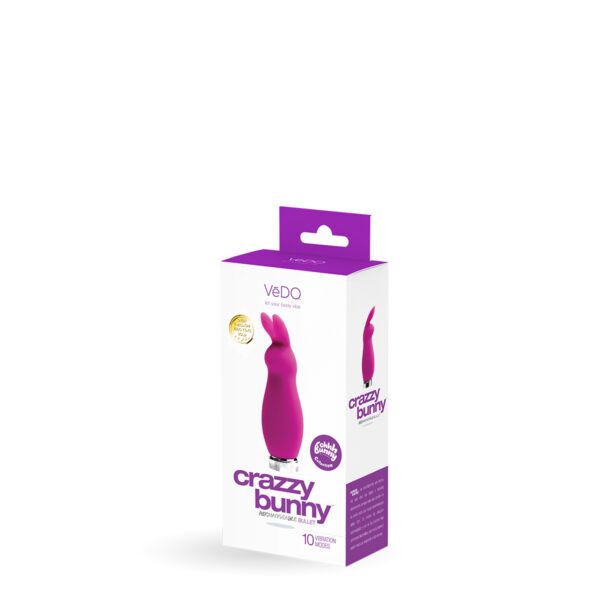 Buy a VeDO Crazzy Bunny Bullet  Purple vibrator.