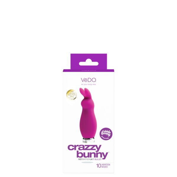 Buy a VeDO Crazzy Bunny Bullet  Purple vibrator.