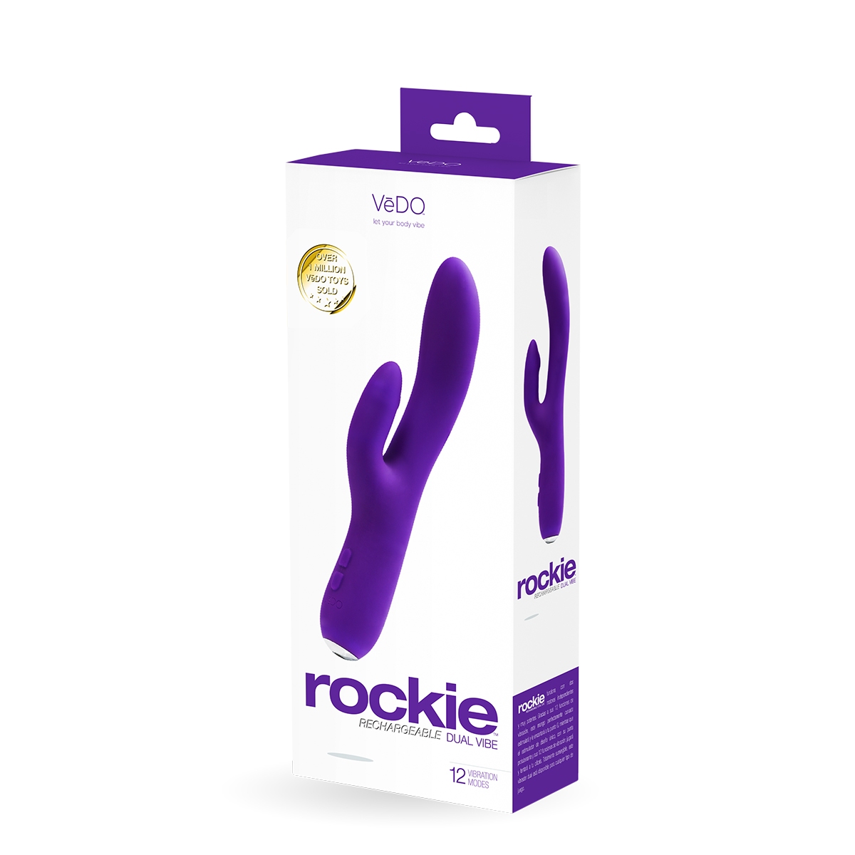 Buy a VeDO Rockie Dual Vibrator  Indigo vibrator.