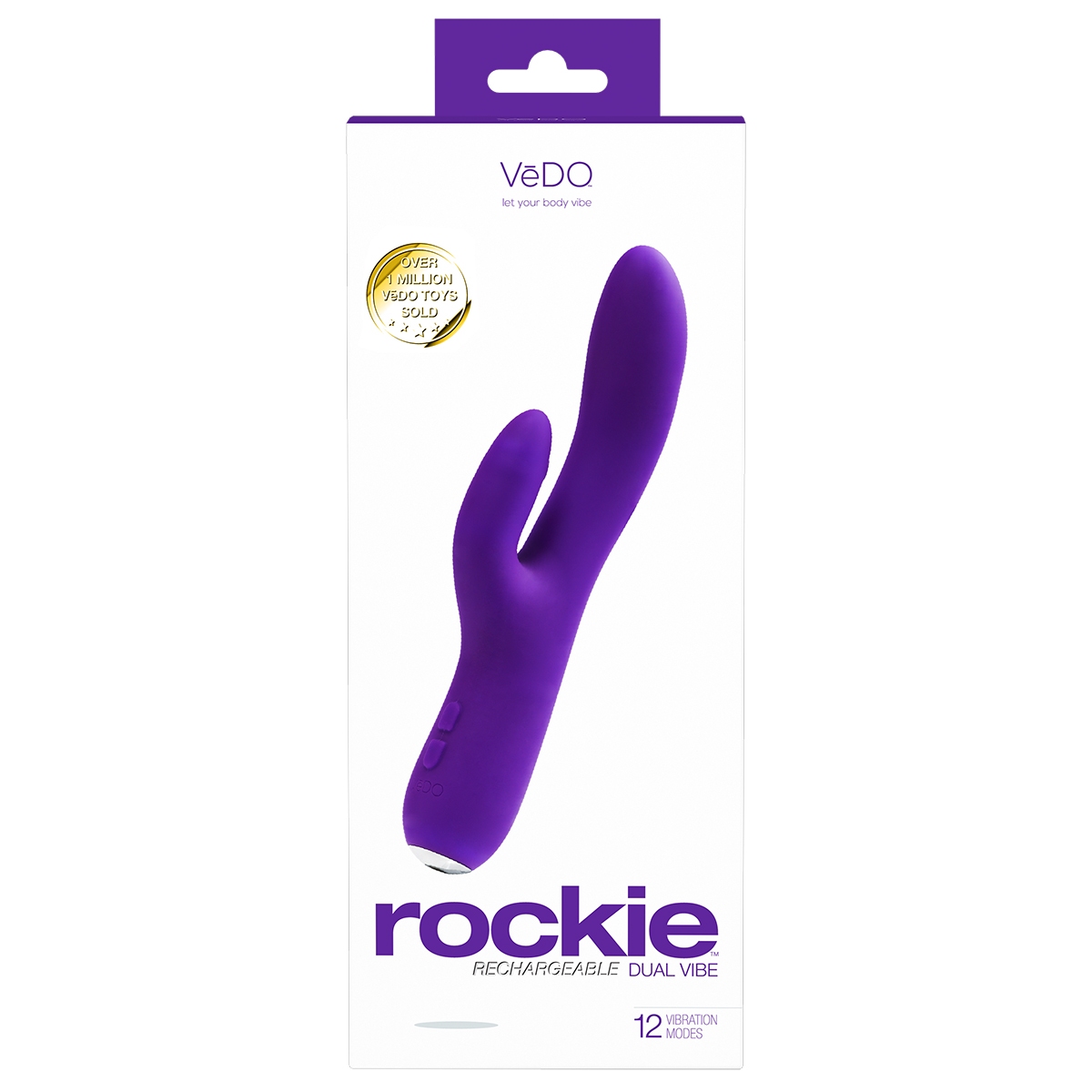 Buy a VeDO Rockie Dual Vibrator  Indigo vibrator.