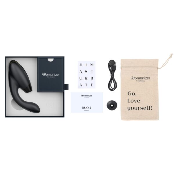 Buy a Womanizer Duo 2  Black vibrator.