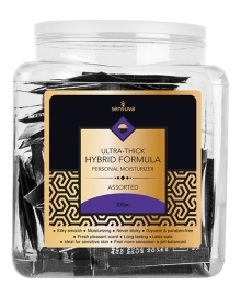 Shop Sensuva Ultra Thick Hybrid Personal Moisturizer - Asst. Tub of 100 online