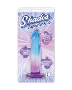 Shop Shades Jelly TPR Gradient Dong Small - Blue/Purple online