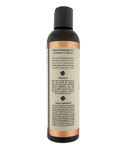 Sliquid Balance Massage Oil - 8.5 oz Unscented for sale