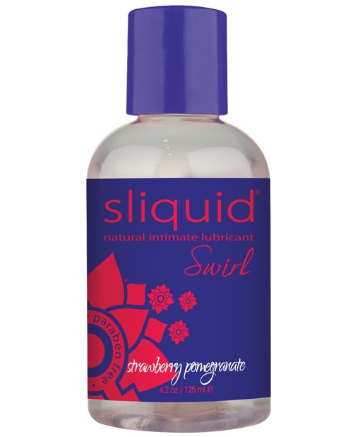 Shop Sliquid Naturals Swirl Lubricant - 4.2 oz Strawberry Pomegranate online