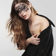 Bijoux Indiscrets Decal Eyemask Dalila luxury blindfold for adult sensory play