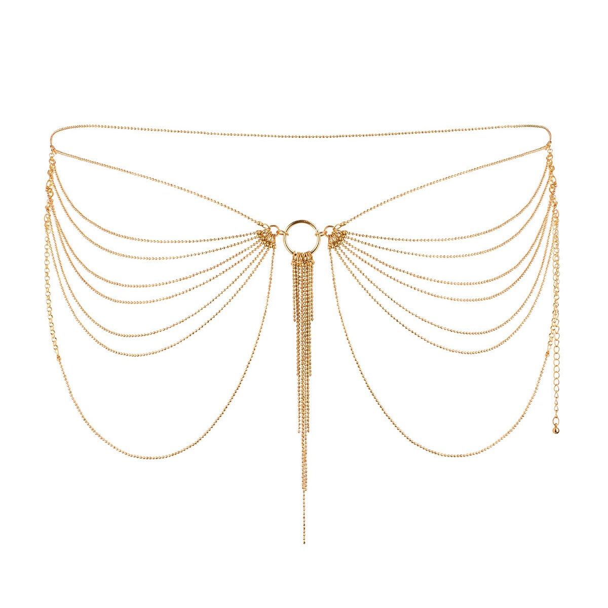 Bijoux Indiscrets Magnifique Collection Chain Waist Jewelry - Gold sexy jewelry made by Bijoux Indiscrets for her.