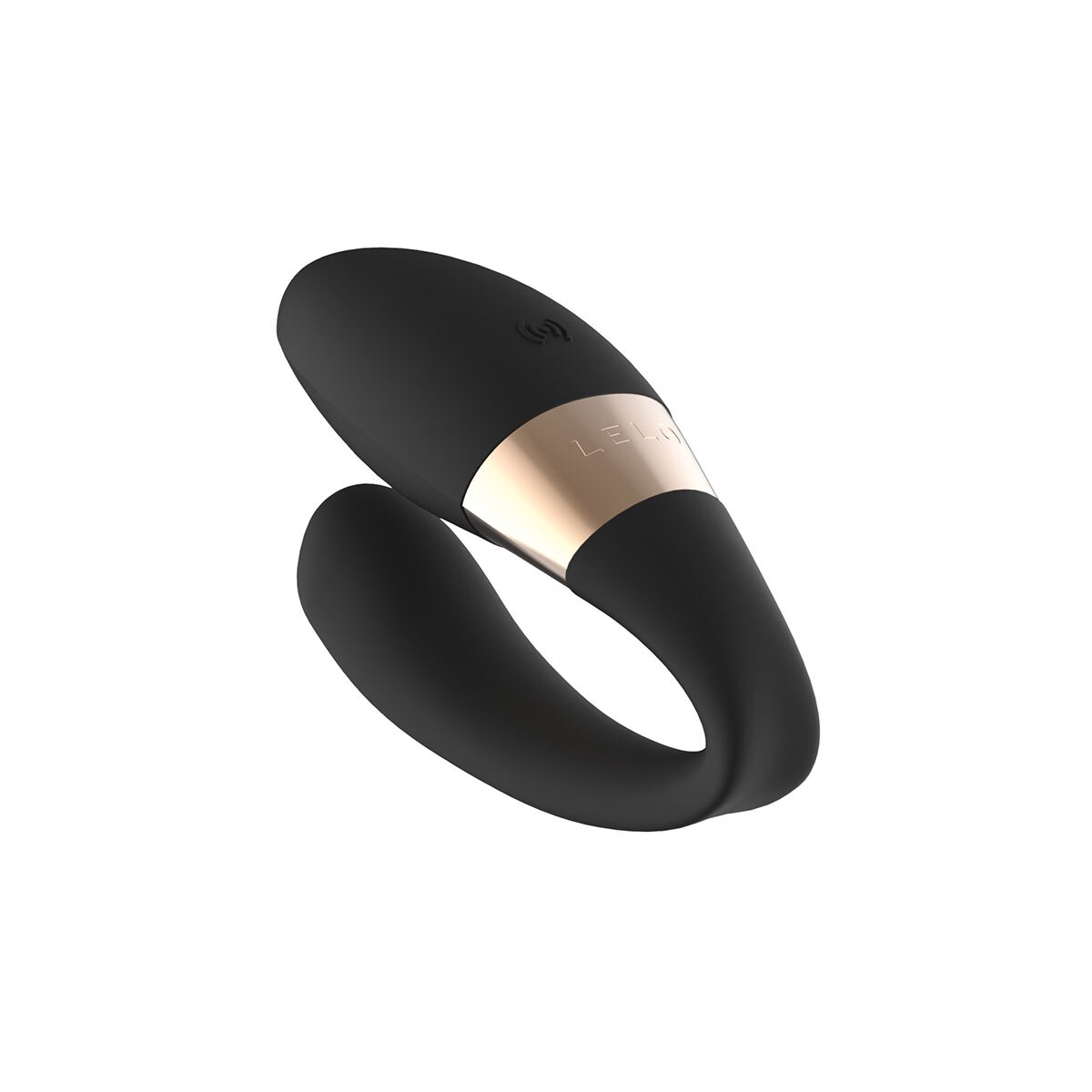 Fully assembled Black LELO vibrator with smooth exterior