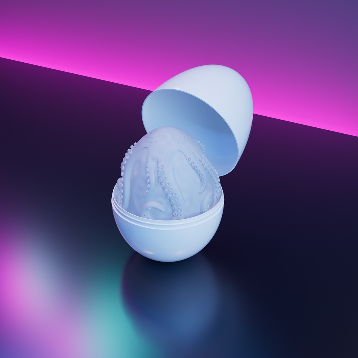 Close-up of the  Lovense vibrator for texture detail