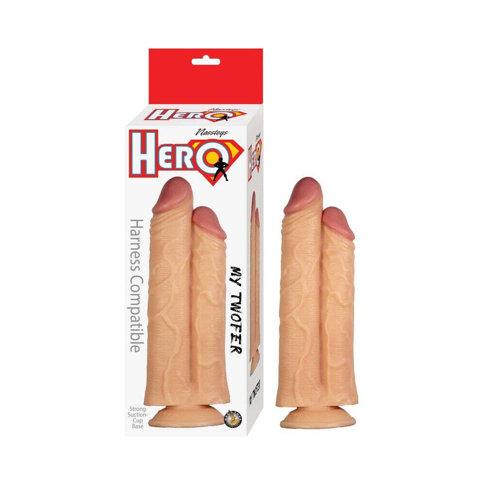 Dildo by Nasstoys in Vanilla Ivory Beige shown for use by Her or Him