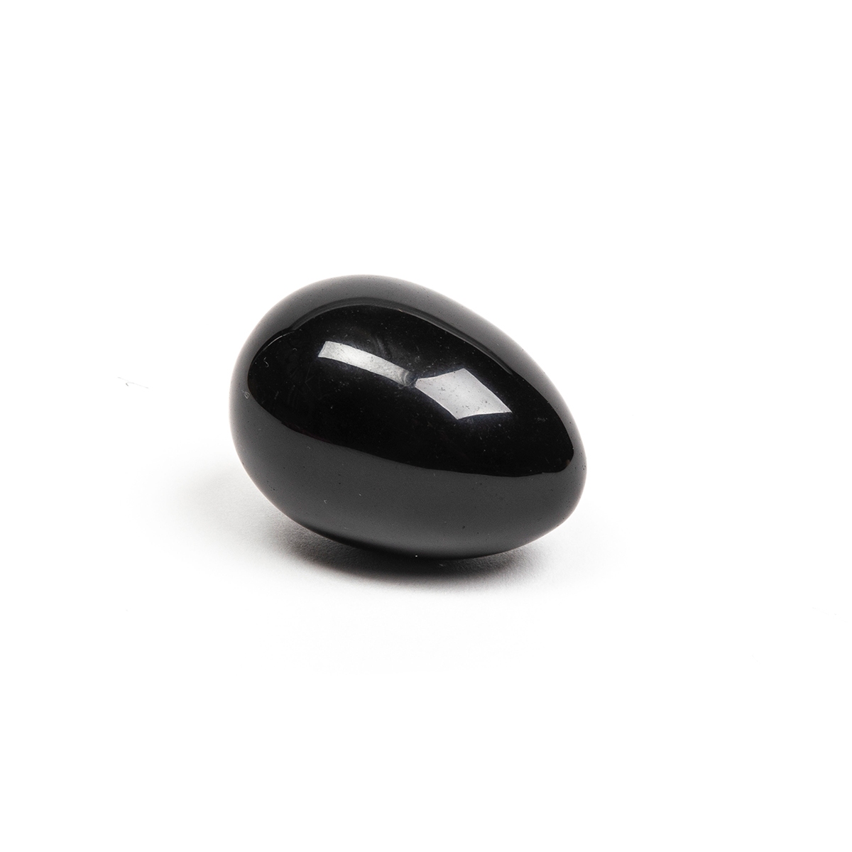 Buy Chakrubs Xaga Yoni Egg Obsid nondrilled kegel exercise device for pelvic floor muscle strengthening.