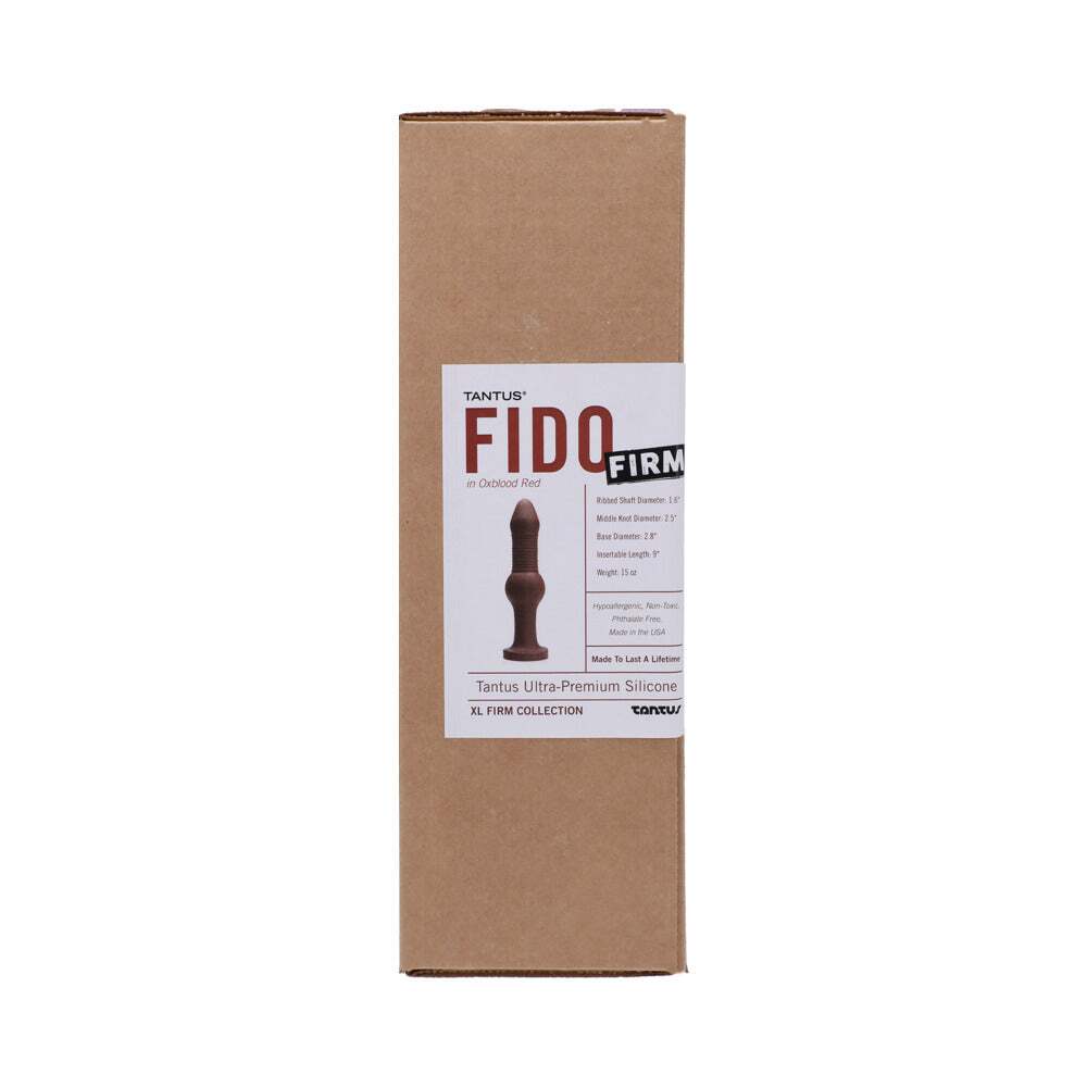 Dildo from Tantus in Wine Red Burgundy designed for anal sex with Her or Him