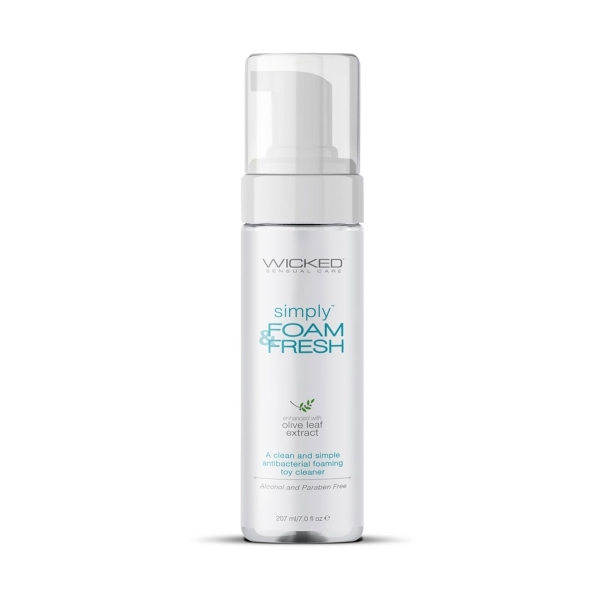 Best Wicked Simply Foam & Fresh Toy Cleaner 7oz sex toy cleaner by Wicked Sensual Care