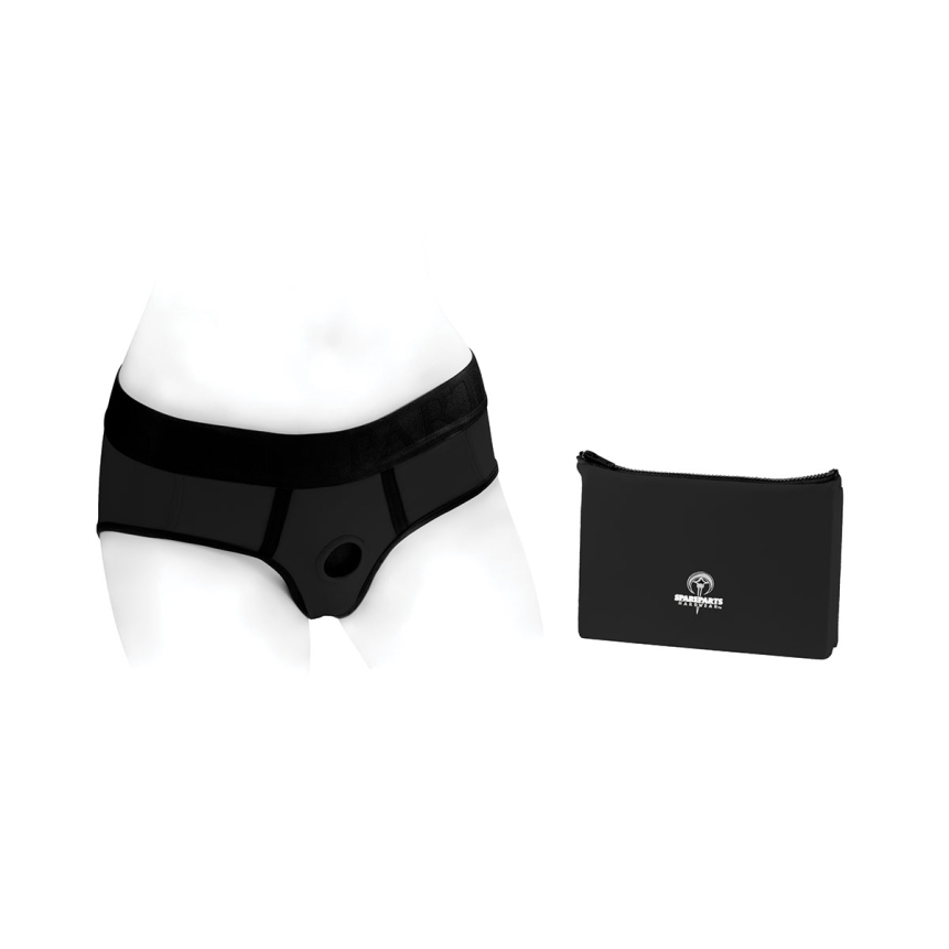 Best spareparts tomboi harness black/black nylon - xxs dildo panties made by spareparts hardwear on sale at hervibrators. Com