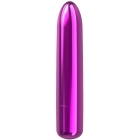 Purple BMS vibrator Point shown in hand for scale