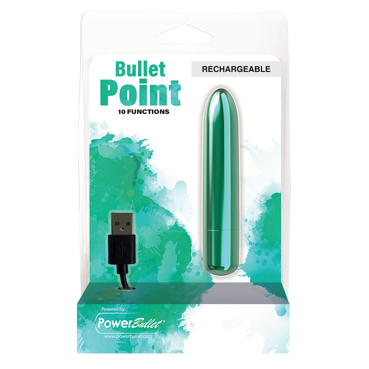 Close-up of the Teal BMS vibrator for texture detail