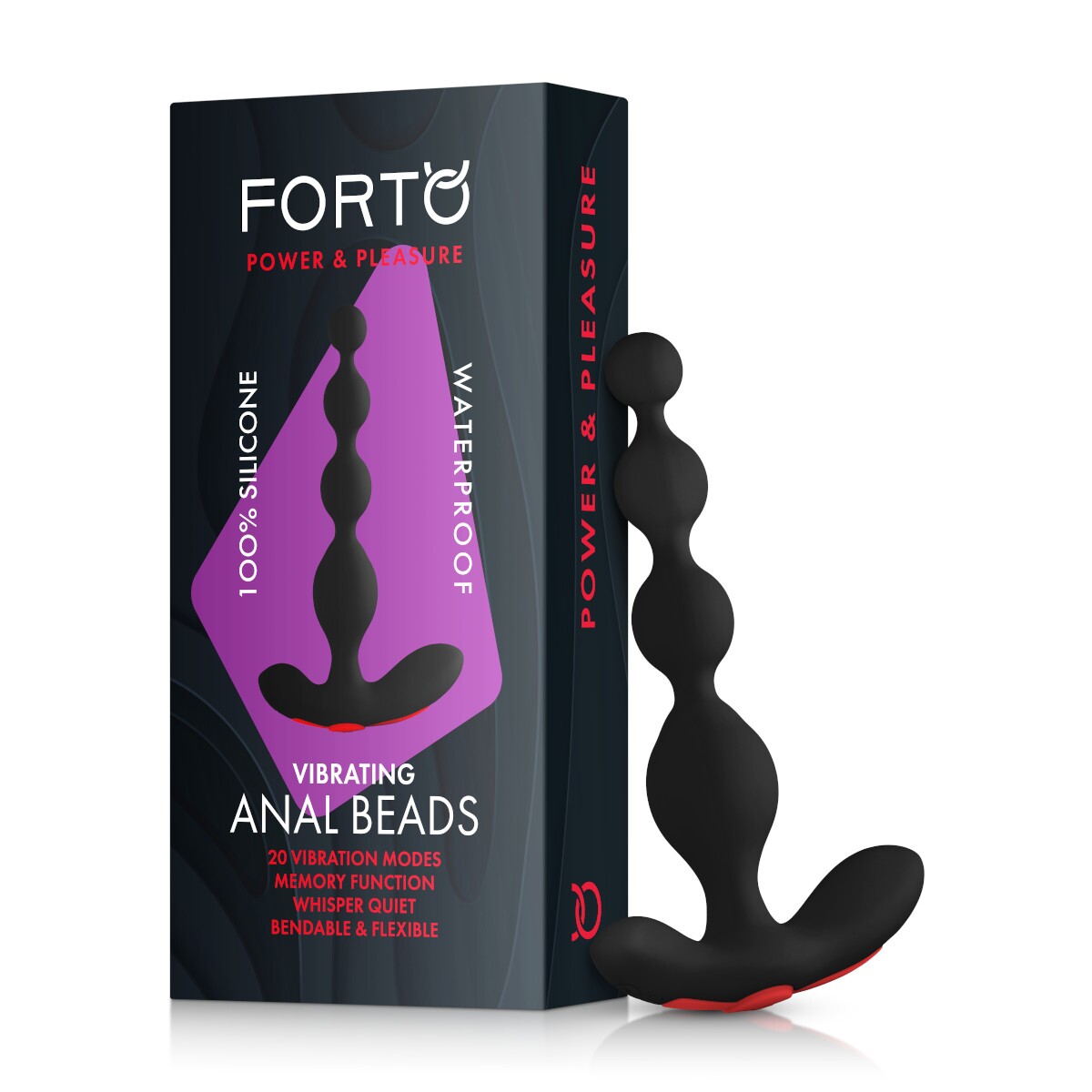 Close-up of the  FORTO vibrator for texture detail