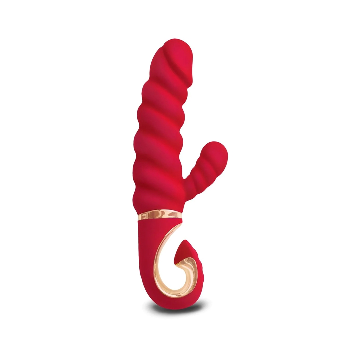 Coral GVibe vibrator Gcandy MINI Chili shown in hand for scale