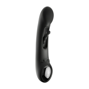 Honey Play Box vibrator HPB Tempo PressSens App Tap G-Spot Blk shown in hand for scale