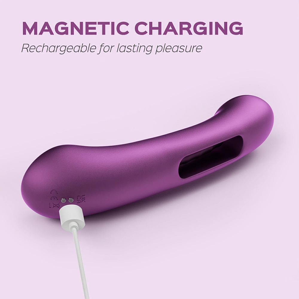 Close-up of the  Honey Play Box vibrator for texture detail
