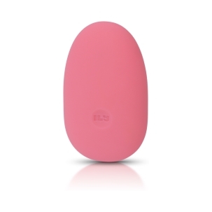 Je Joue vibrator ILY by The Pebble Squishy shown in hand for scale