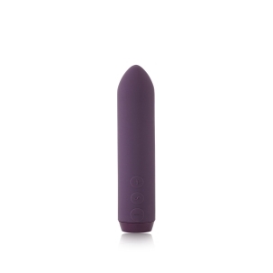 Purple Je Joue vibrator Classic shown in hand for scale
