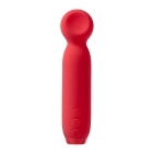 Pink Je Joue vibrator Vita Watermelon shown in hand for scale