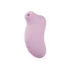 Pink LELO vibrator SONA 3 Cruise Clit Stim Soft shown in hand for scale