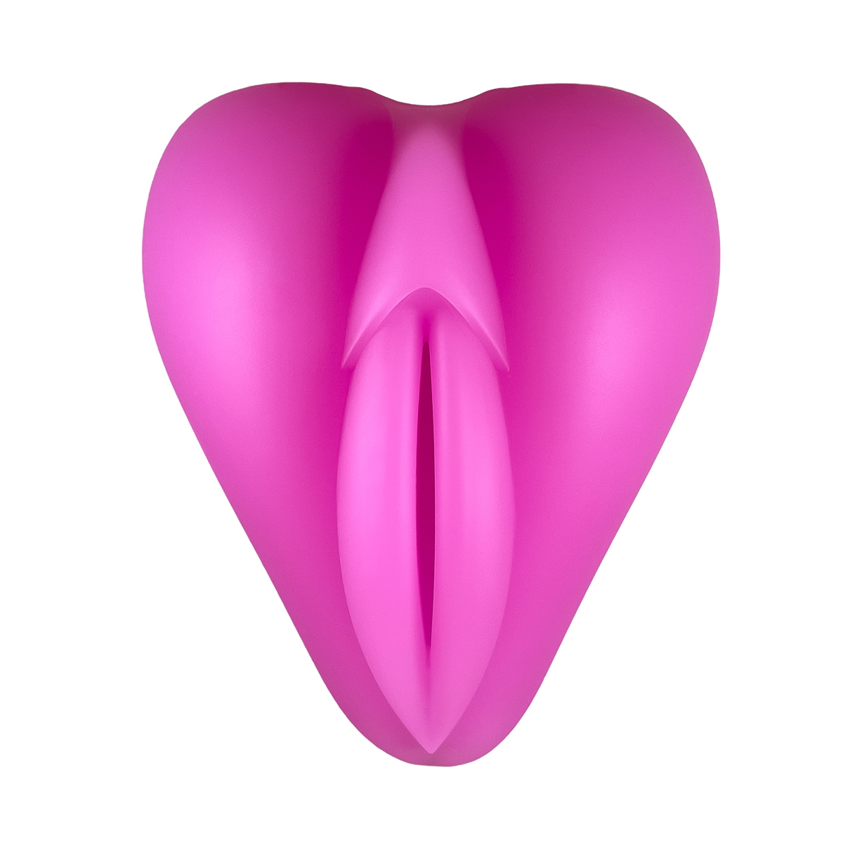 Pink banana pants vibrator lippi by shown in hand for scale