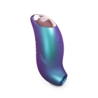 Turquoise Lovely Planet vibrator Love to Love Believer Iridescent shown in hand for scale