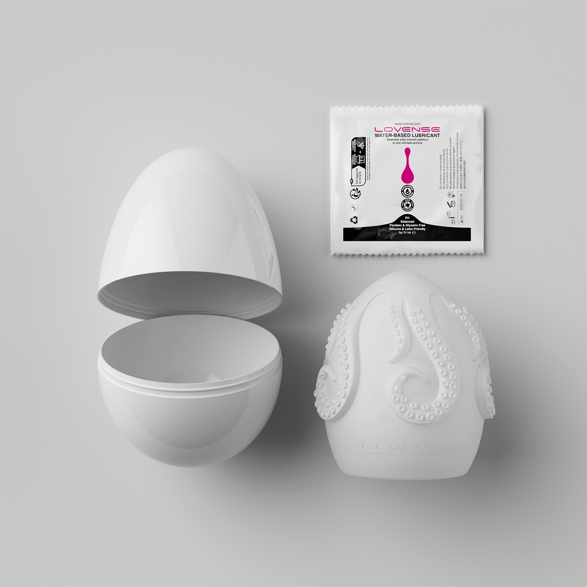 Angled view of the  Lovense vibrator designed for intimate use