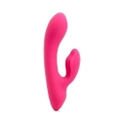 Nu Sensuelle vibrator Jolie Nubii Warm Min Rab Pk shown in hand for scale